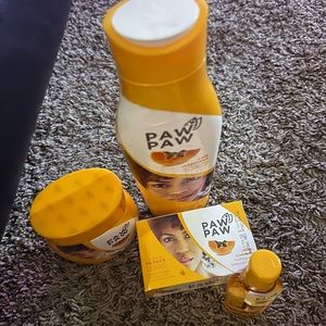 4 pieces Paw Paw Clarifying Cream set , lotion.